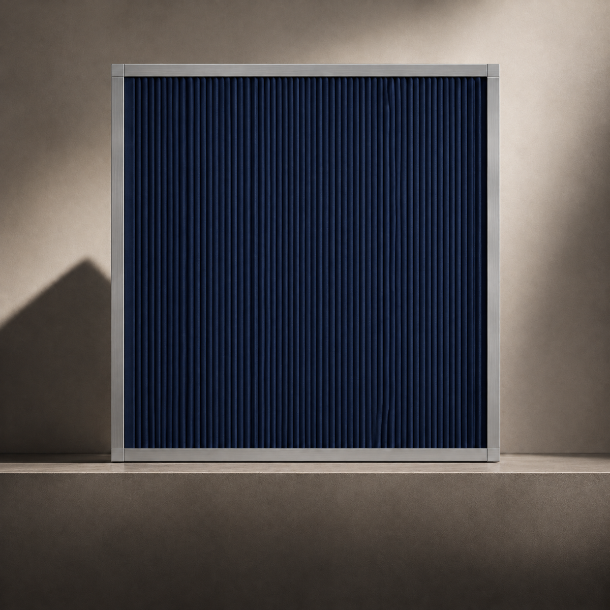 Nocturna — Titanium frame, Navy fabric
