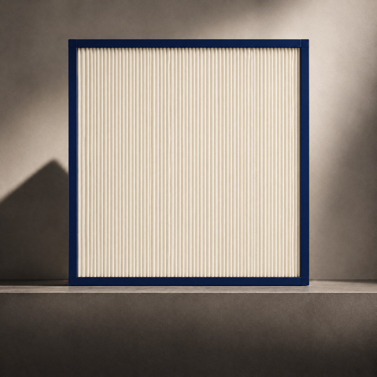 Nocturna — Navy frame, Alabaster fabric