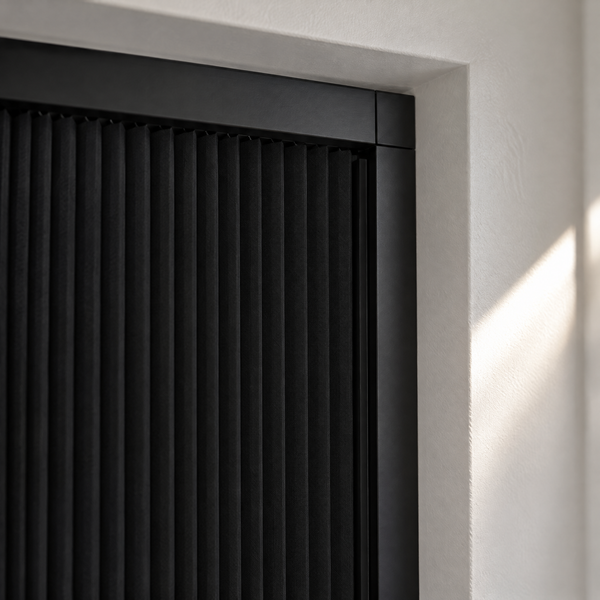 Illustrative image: Noctis Blinds frame sealed in a window recess